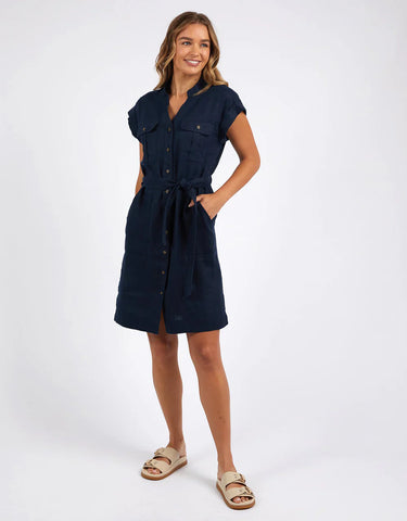 Harlow Dress - Navy