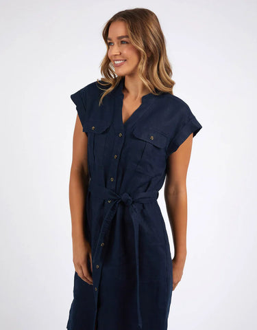 Harlow Dress - Navy