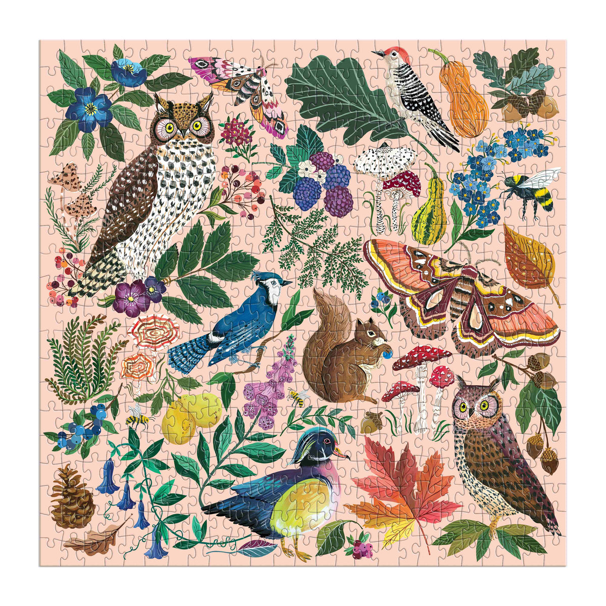 Galison Nature in Autumn Puzzle - 500pc Multi-Coloured