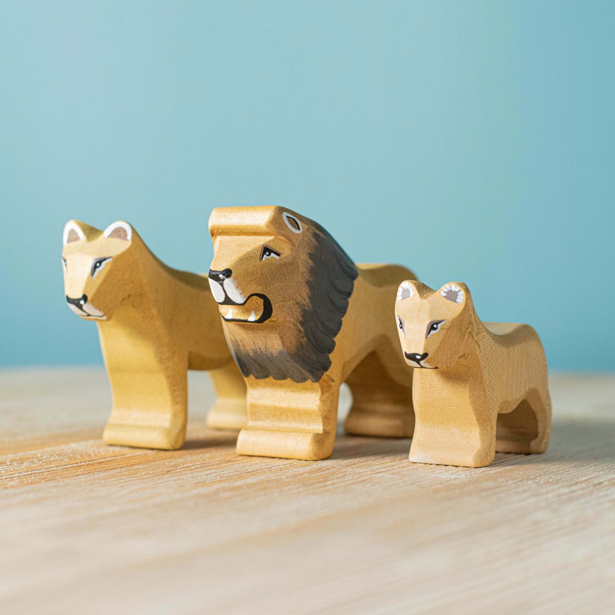 Bumbu Wooden Animal Jungle | Lion Pride