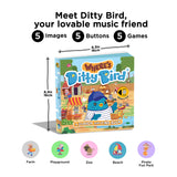 Ditty Bird Where's Ditty Bird? USB-C Sound Book Multi-Coloured