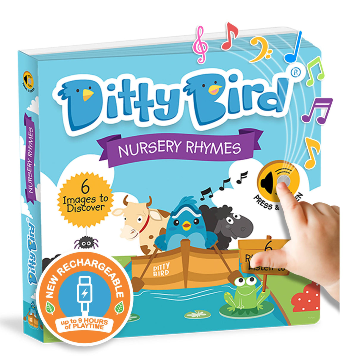 Ditty Bird Nursery Rhymes Multi-Coloured
