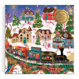 Galison Joy Laforme Twinkletown Express Foil Puzzle - 1000pc Multi-Coloured