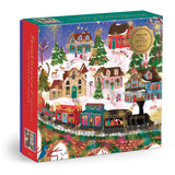 Galison Joy Laforme Twinkletown Express Foil Puzzle - 1000pc Multi-Coloured