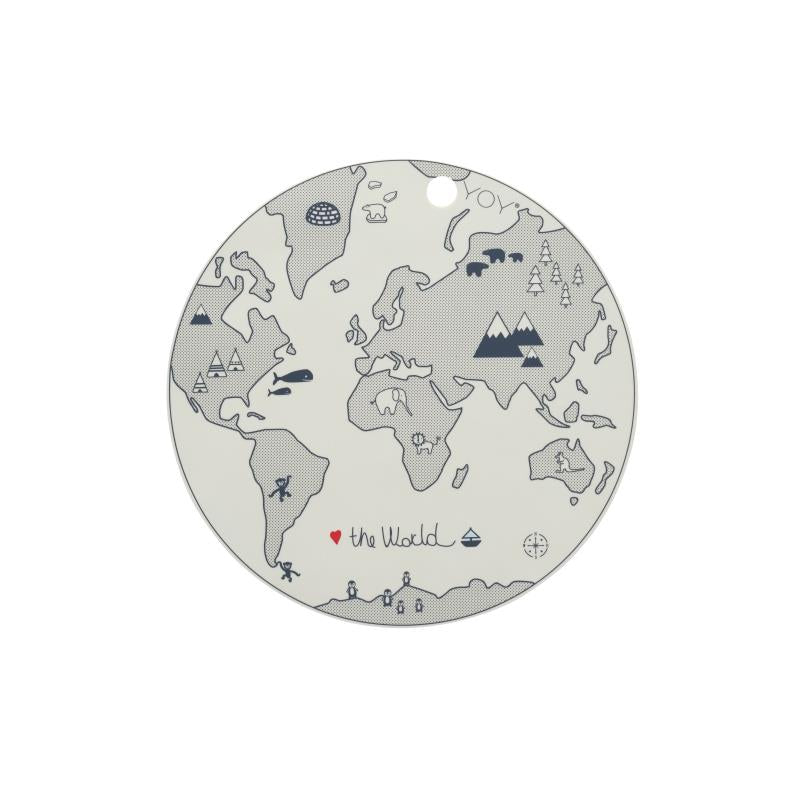 OYOY Placemat The World | Off White
