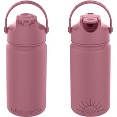 Bite + Sip Thermo Drink Bottle Mauve Rose 14oz