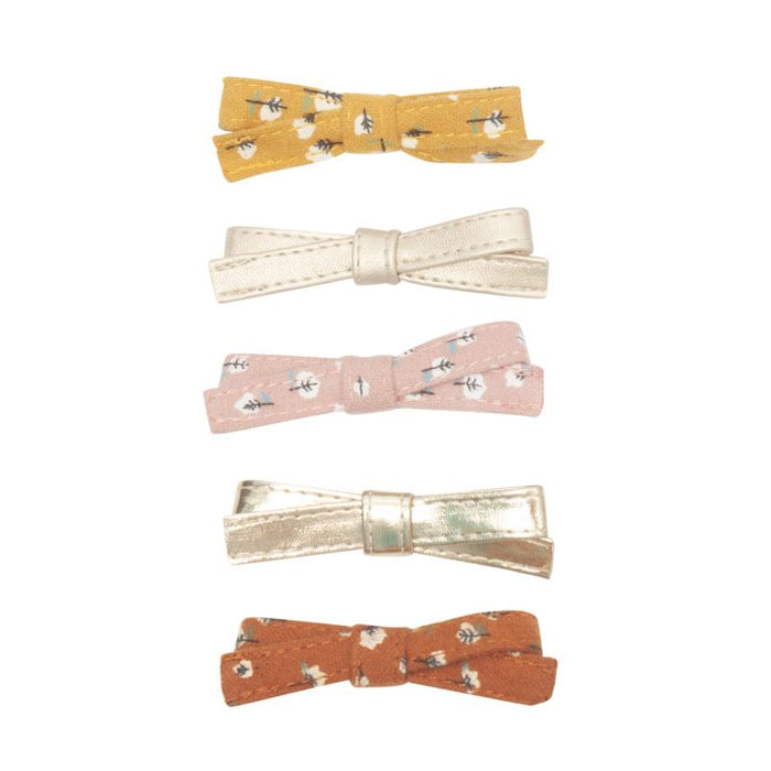 Mimi & Lula | Betty Bow Clips - Chestnut
