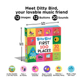 Ditty Bird First 100 Places Multi-Coloured