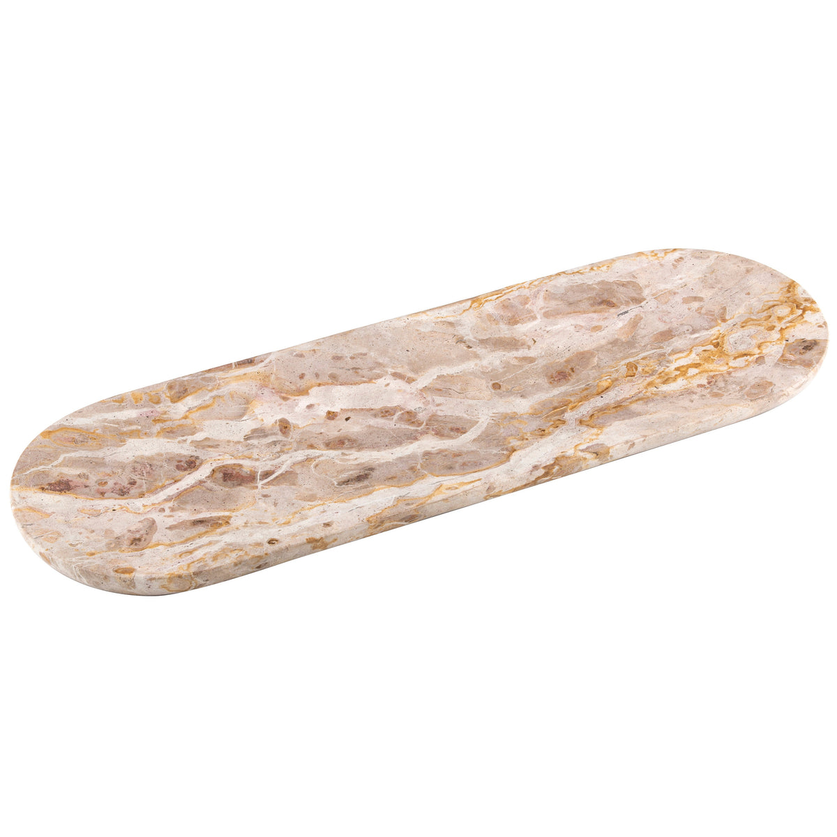Grand Designs Carprani Rectangular Serving Board White & Beige