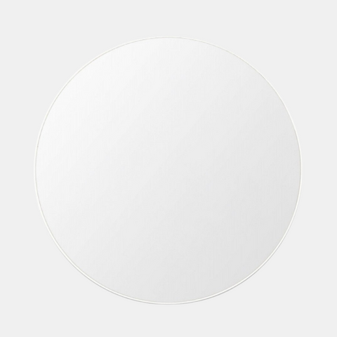 Flynn Round Mirror 100cm - White