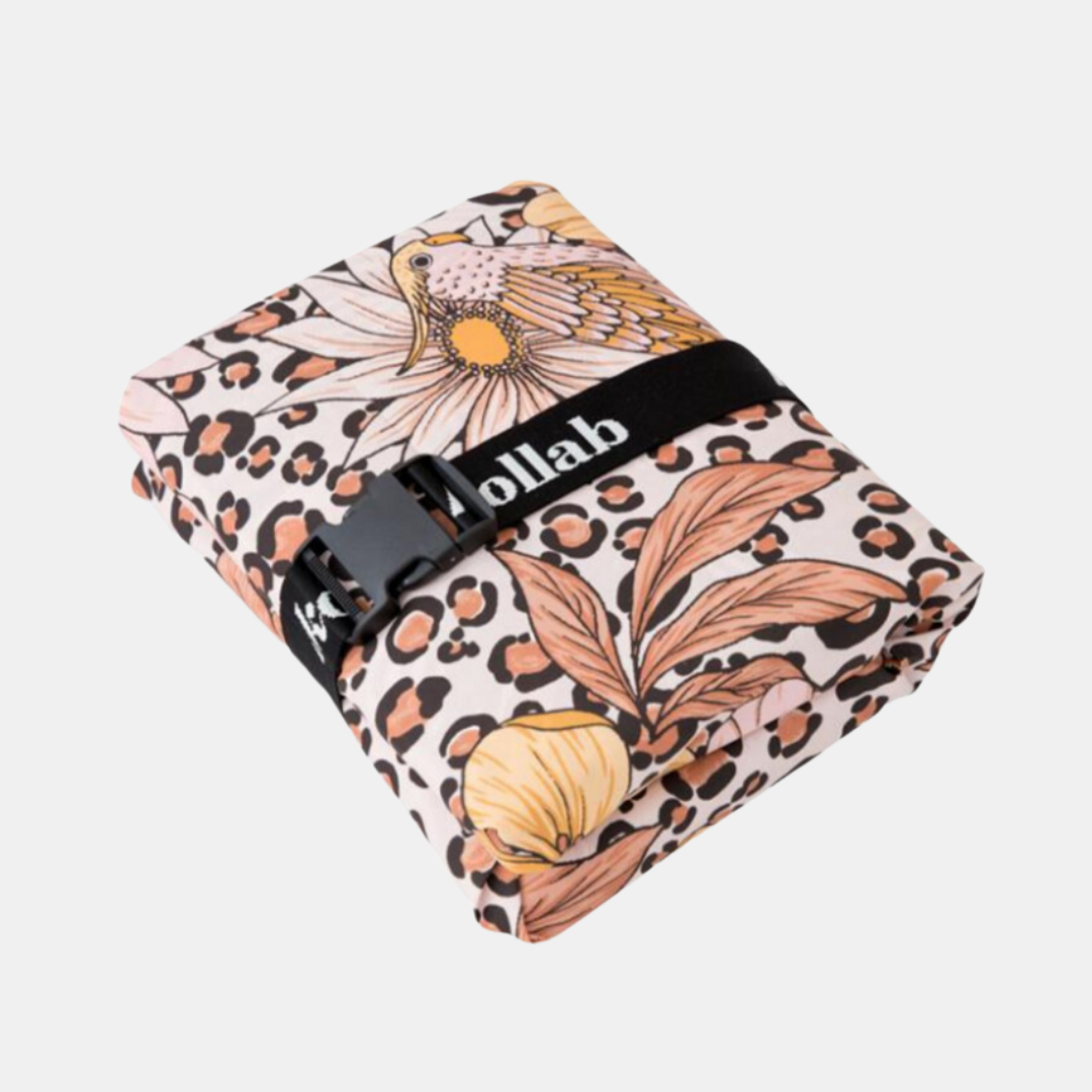 Picnic Mat - Leopard Floral