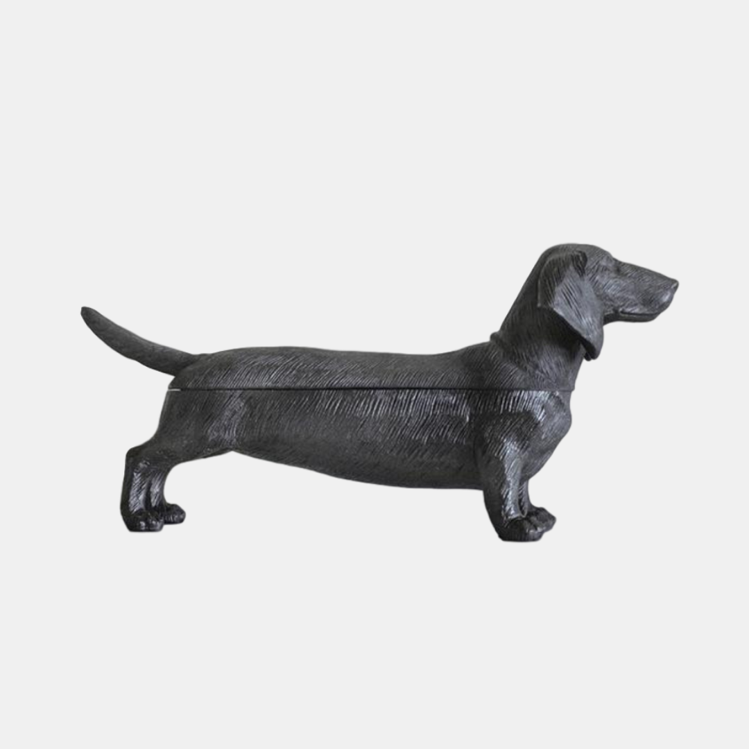 Dachshund Secret Bowl - Black