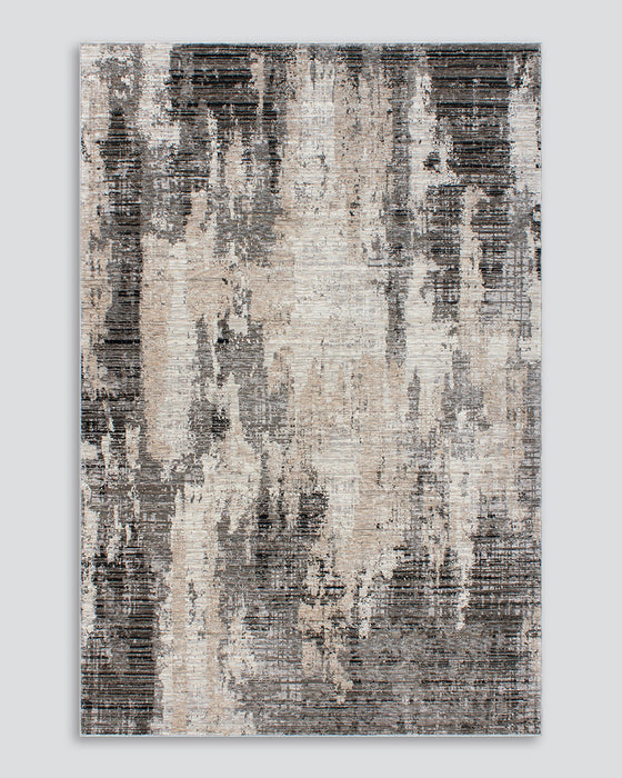 Juniper Taupe/Black Floor Rug