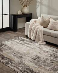 Juniper Taupe/Black Floor Rug
