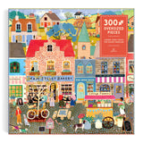 Galison Main Street Morning Puzzle - 300pc Multi-Coloured