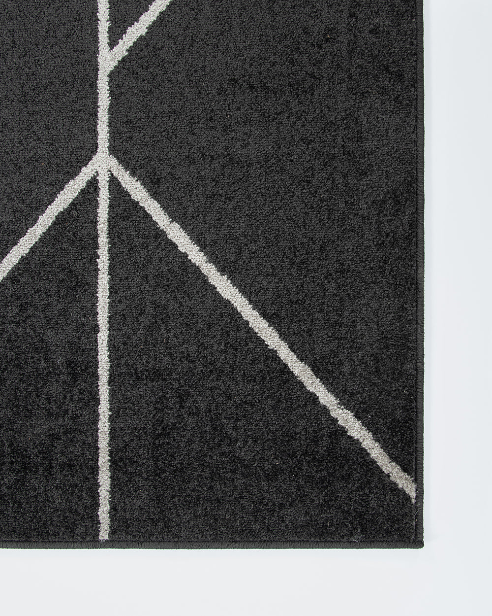 Kingston Black Floor Rug