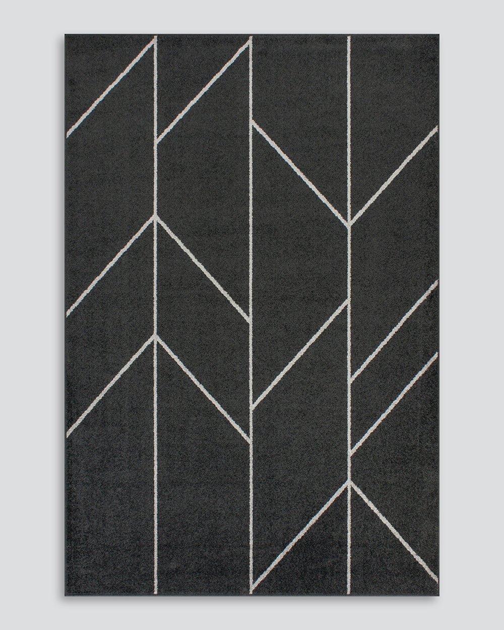 Kingston Black Floor Rug