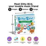 Ditty Bird Christmas Songs USB-C Sound Book Multi-Coloured