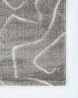 Labyrinth Silver Floor Rug