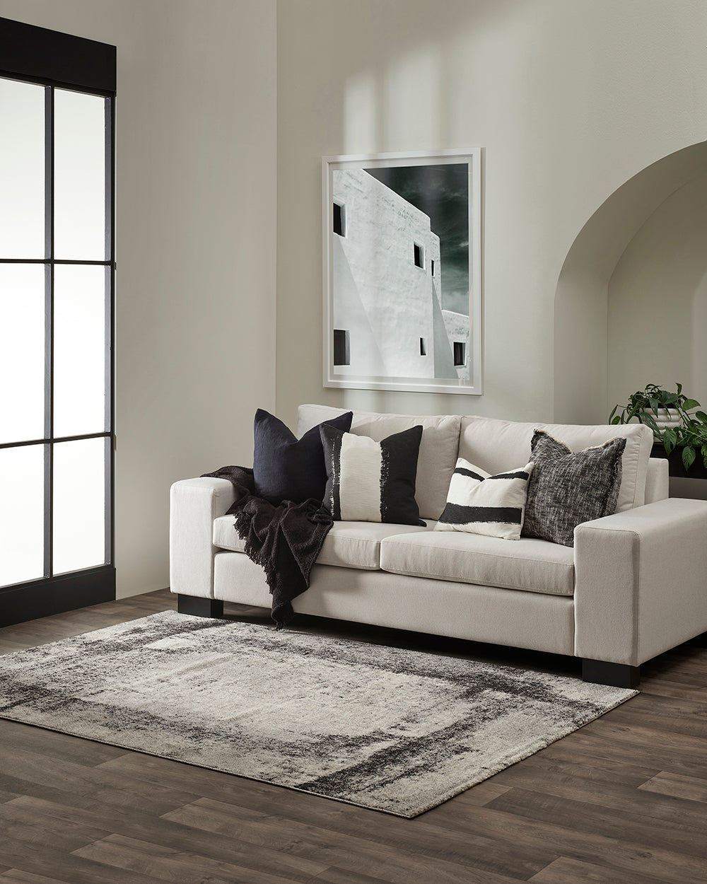 Lily Black Throw