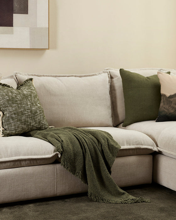 Lily Olive Throw