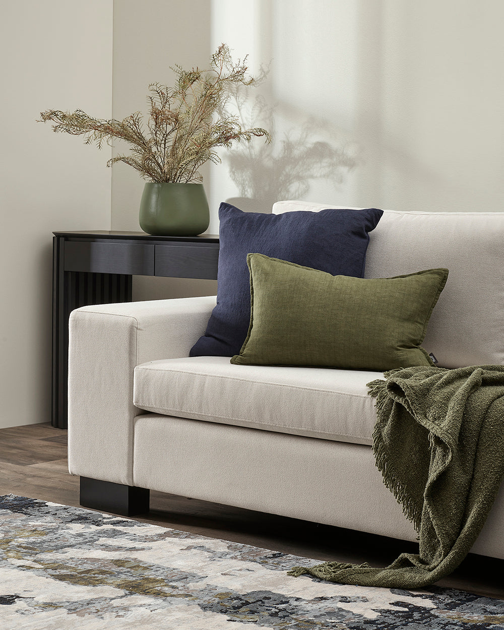 Lily Olive Throw