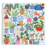 Galison Cats in the Houseplants Puzzle - 500pc Multi-Coloured