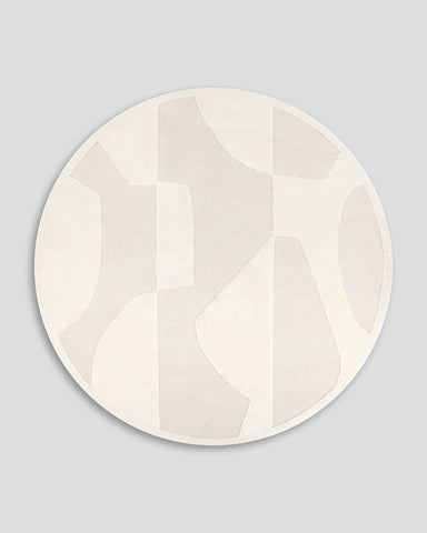 Marceau Ivory Round Floor Rug