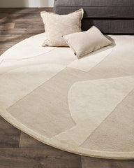 Marceau Ivory Round Floor Rug