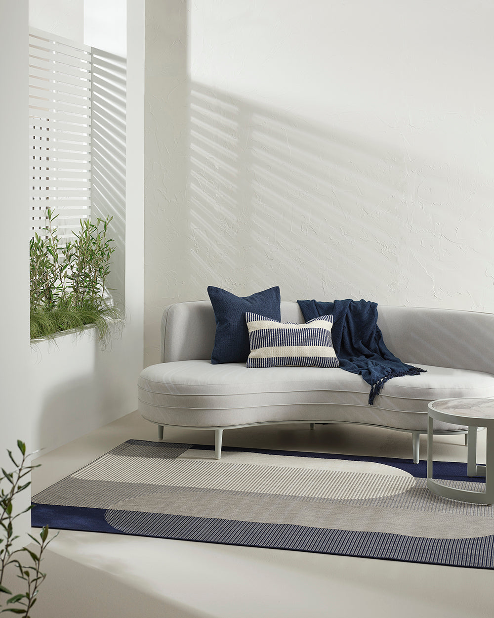 Micah Navy Cushion