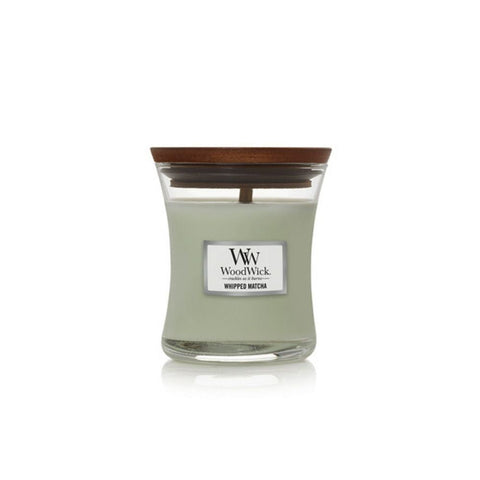 Small WoodWick Scented Soy Candle - Whipped Matcha