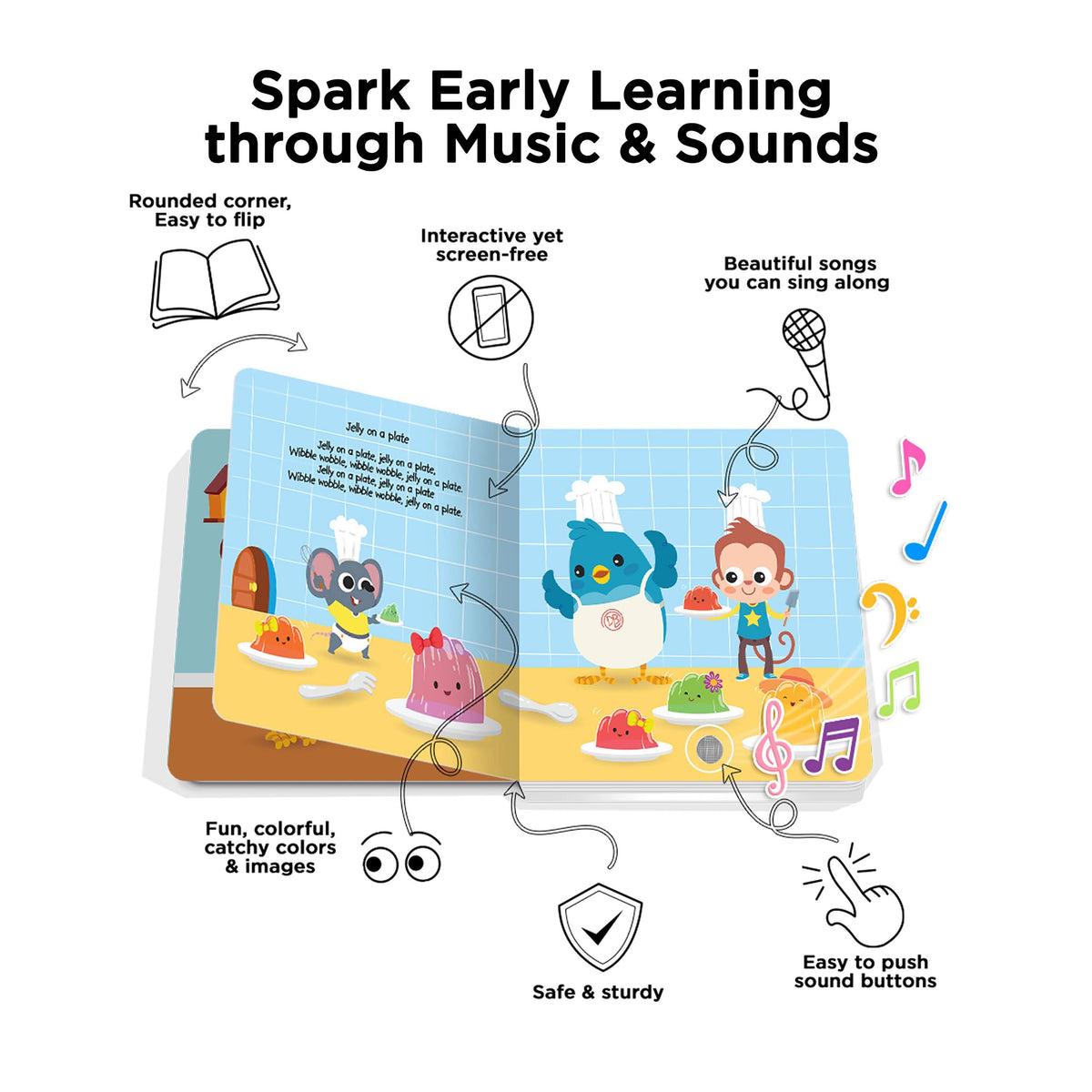 Ditty Bird Funny Songs Multi-Coloured