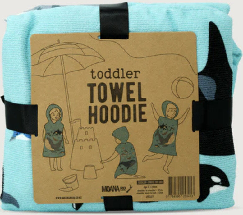 Kids Towel Hoodie Under the Sea 5-7 Years