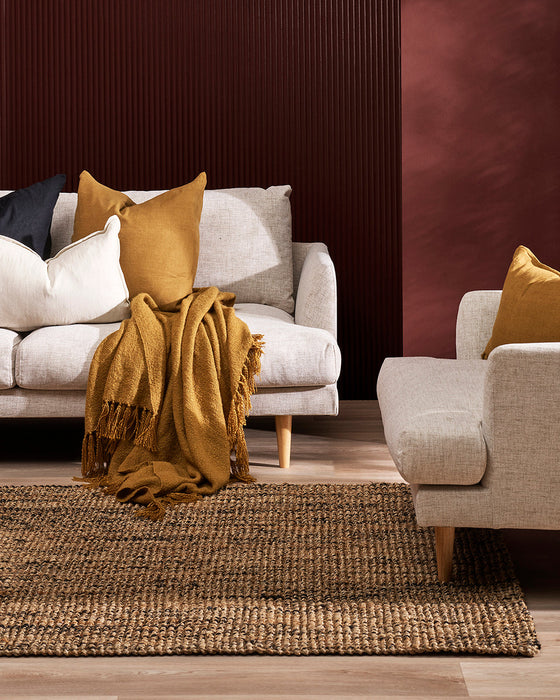 Monroe Black Floor Rug