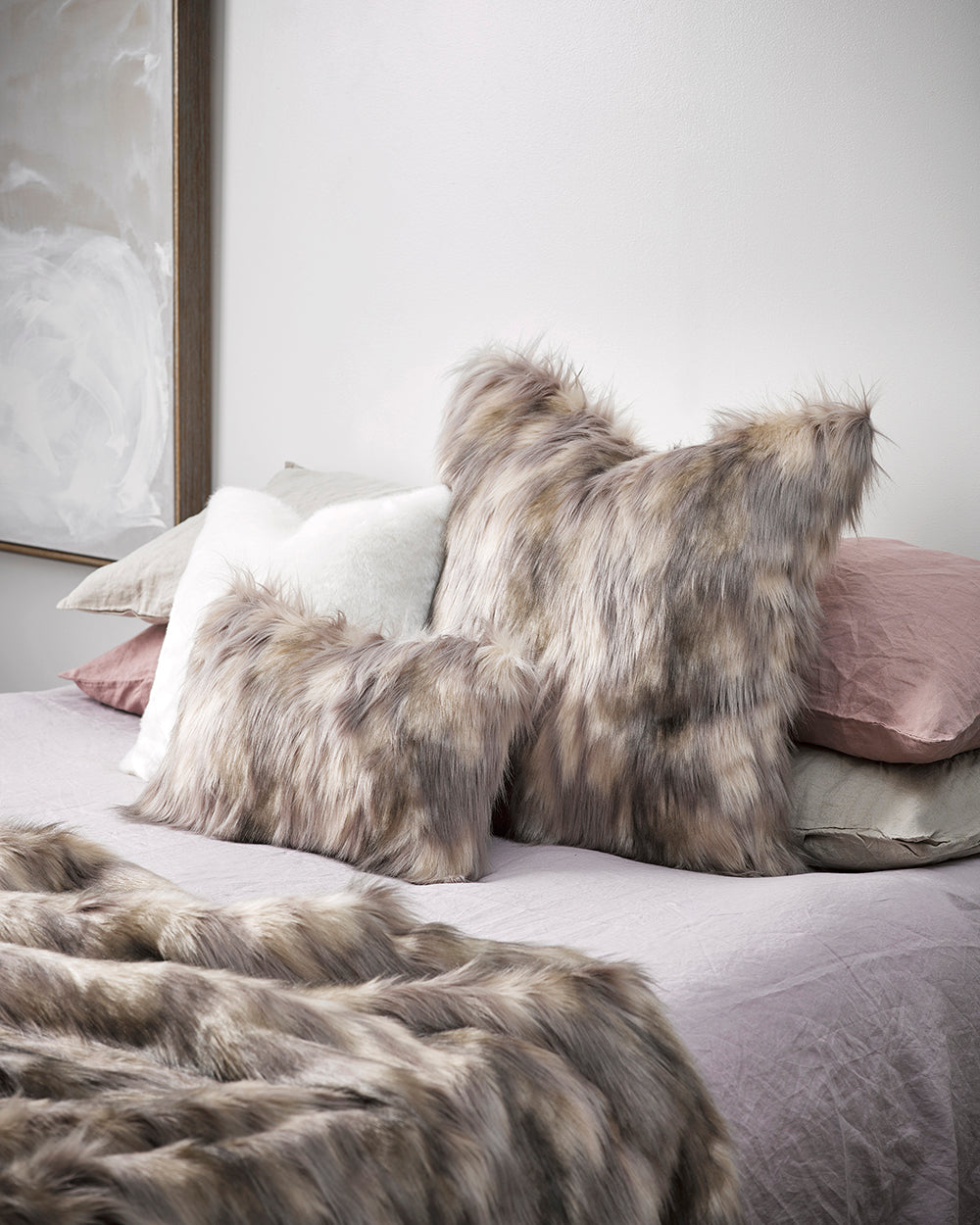 Mountain Hare Euro Cushion