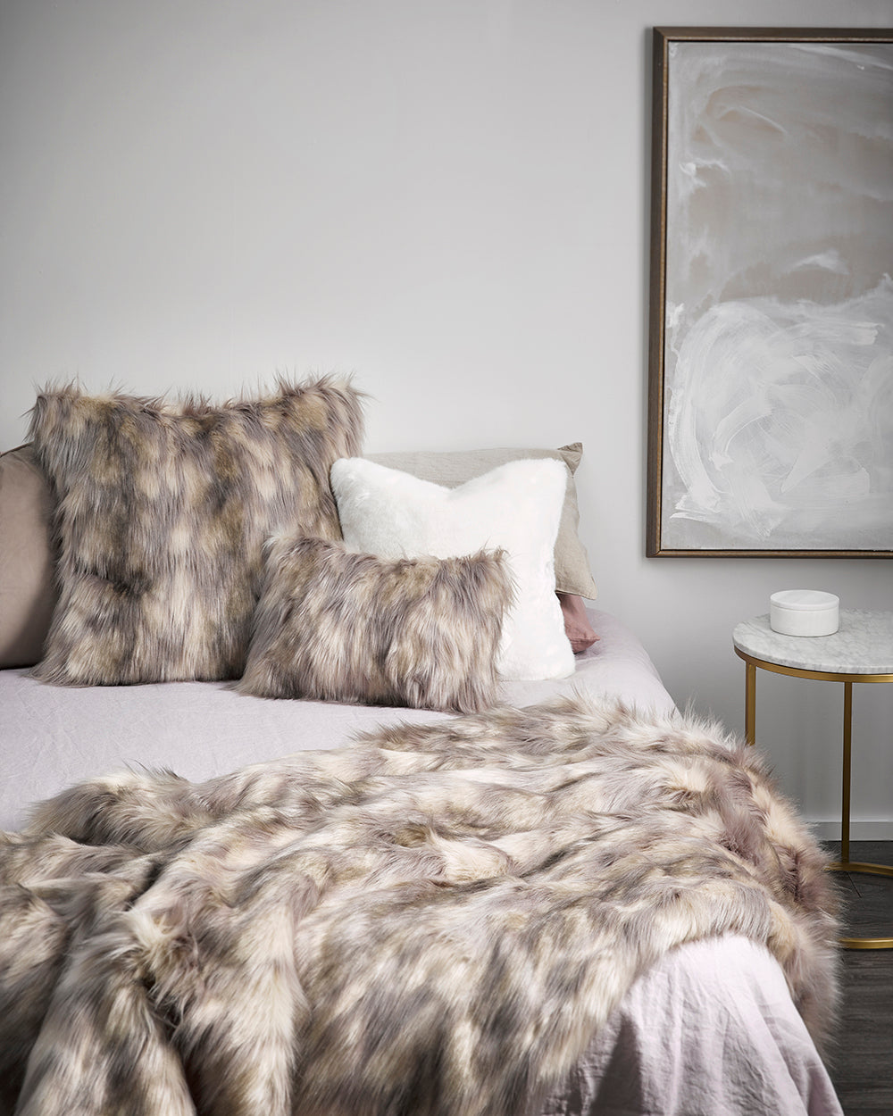 Mountain Hare Euro Cushion