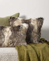 Mountain Wolf Square Cushion
