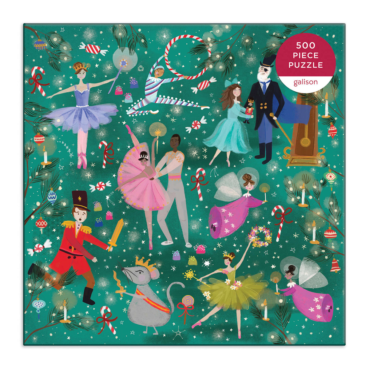 Galison Joy Laforme Enchanted Nutcracker Puzzle - 500pc Multi-Coloured