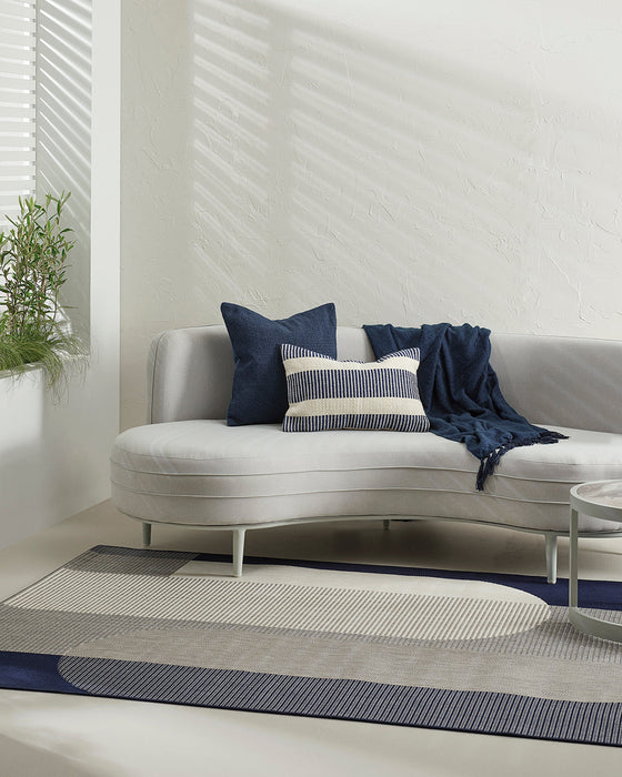 Neo Navy Floor Rug