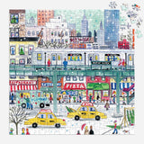 Galison Storrings New York City Subway Puzzle - 500pc Multi-Coloured