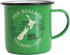 NZ Tramping Enamel Mug