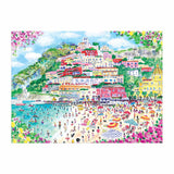 Galison Storrings Coast of Italy Puzzle - 1000pc Multi-Coloured