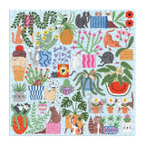 Galison Cats in the Houseplants Puzzle - 500pc Multi-Coloured