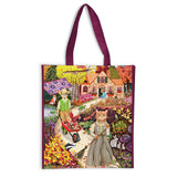 Galison Cottage Cats Reusable Shopping Bag Multi-Coloured