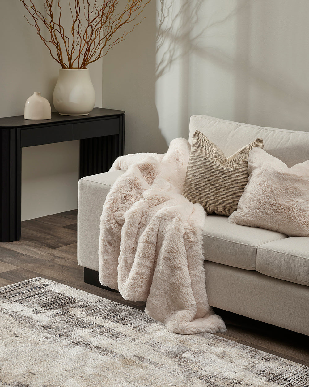 Pelage Ivory Throw
