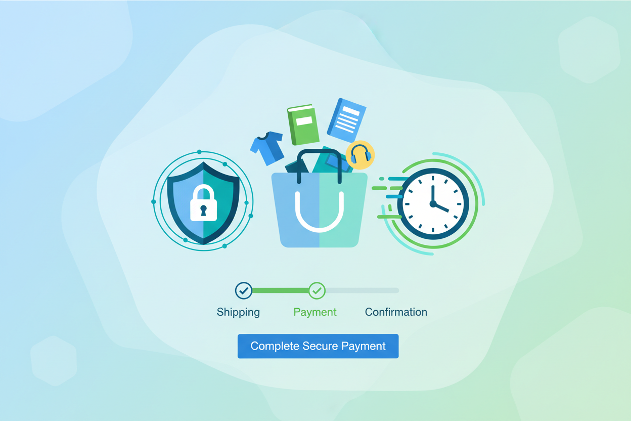 Place order Secure your items in minutes with our quick, simple, and secure checkout.