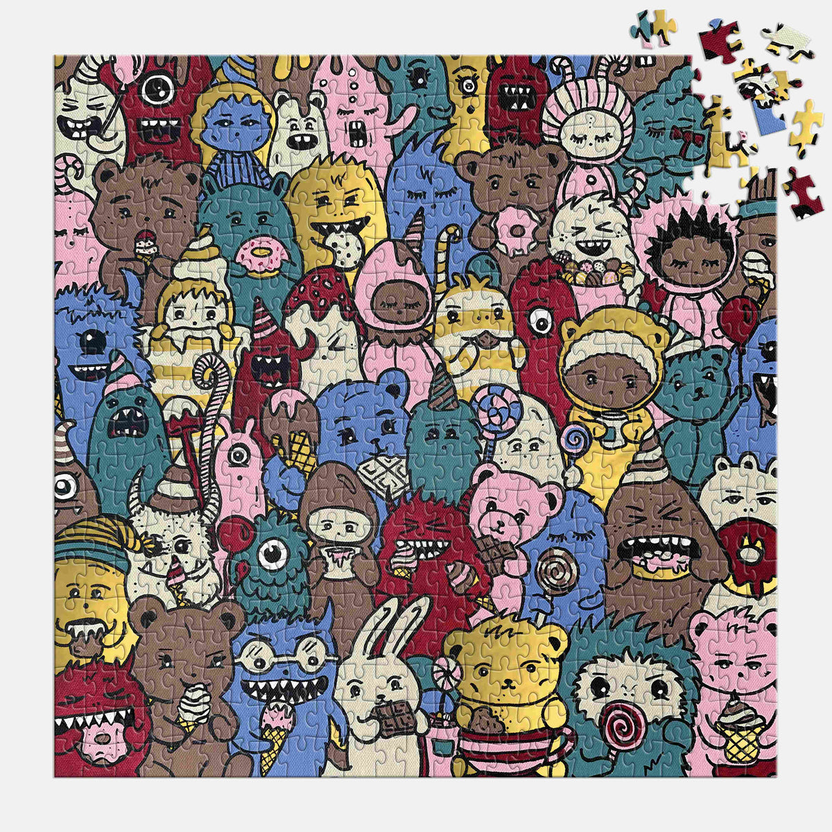 Galison Barbtropolis Sweet Dreams Foil Puzzle - 500pc Multi-Coloured