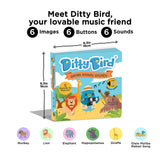 Ditty Bird Safari Animal Sounds Multi-Coloured