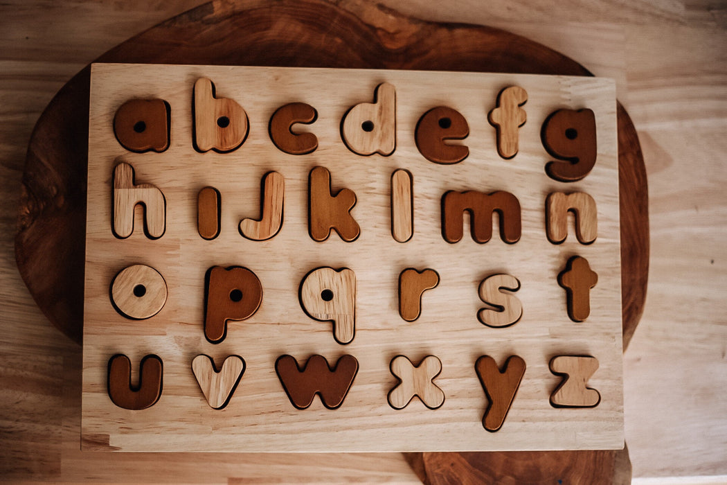 Natural Lowercase Letter Puzzle
