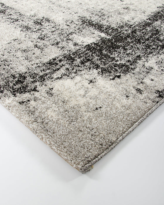 Quinn Ivory/Black Floor Rug